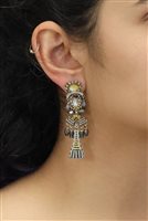 Earrings Ayala Bar Woman Shivering Moonlight in Metal Alloy Cristallo C2280 - C2280